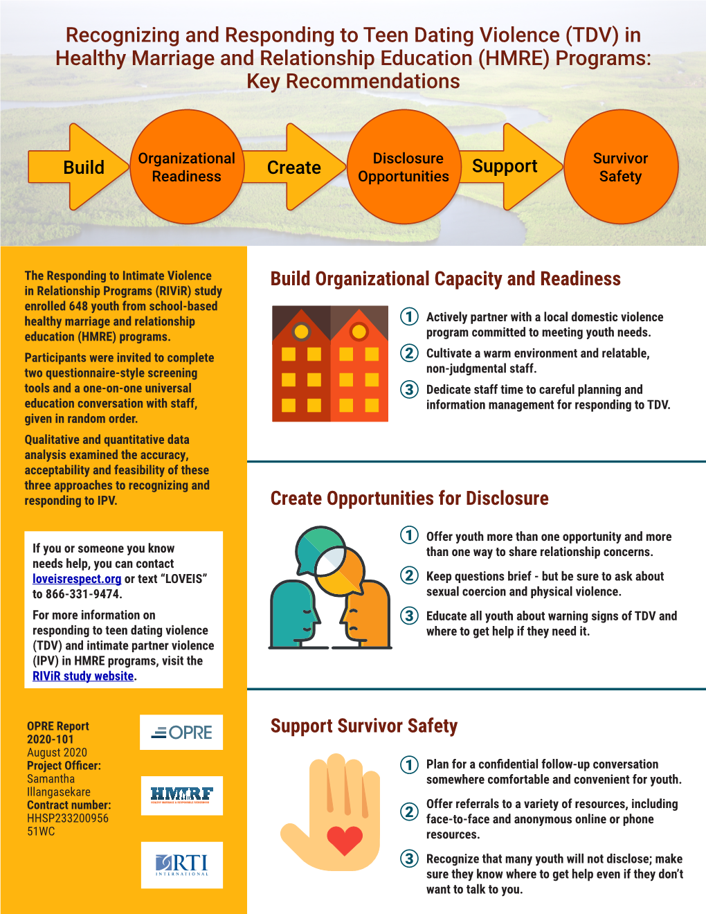 Recognizing and Responding to Teen Dating Violence (TDV) in Healthy Marriage and Relationship Education (HMRE) Programs: Key Recommendations