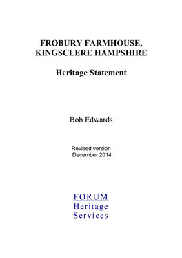 Frobury Farmhouse, Kingsclere Hampshire