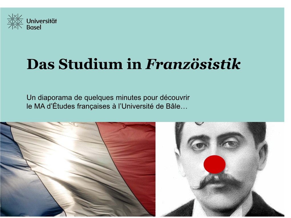 Kurzpräsentation Französistik