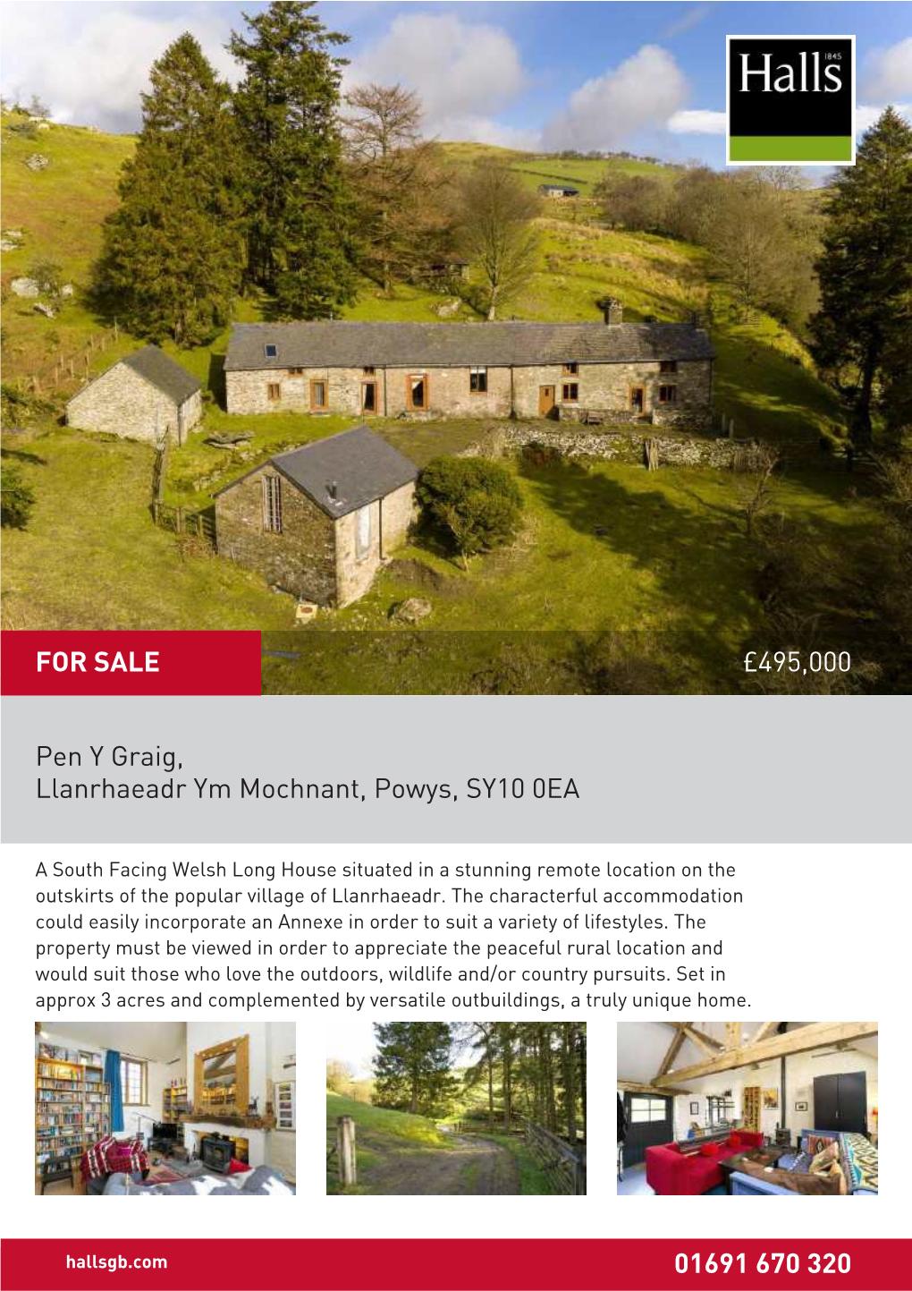 Pen Y Graig, Llanrhaeadr Ym Mochnant, Powys, SY10 0EA