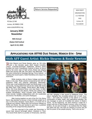 46Th AFF Guest Artist: Richie Stearns & Rosie Newton