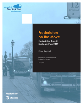 Fredericton Transit Strategic Plan 2019 Final Report