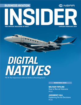 Business Aviation Insider 3 President’S Perspective