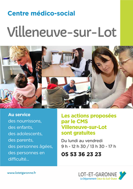 Centre Médico-Social Villeneuve-Sur-Lot