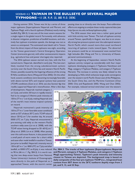 Sidebar 4.2: Taiwan in the Bullseye of Several Major Typhoons—I-I Lin, M.-M