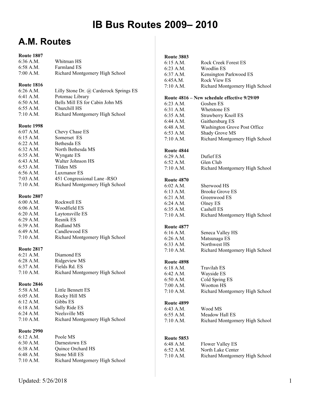 IB Bus Routes