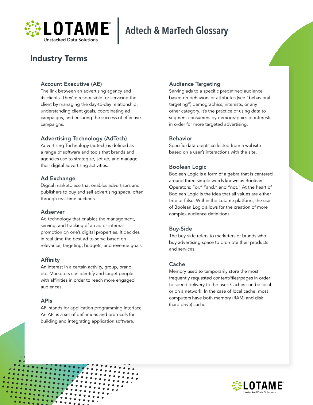 Adtech & Martech Glossary