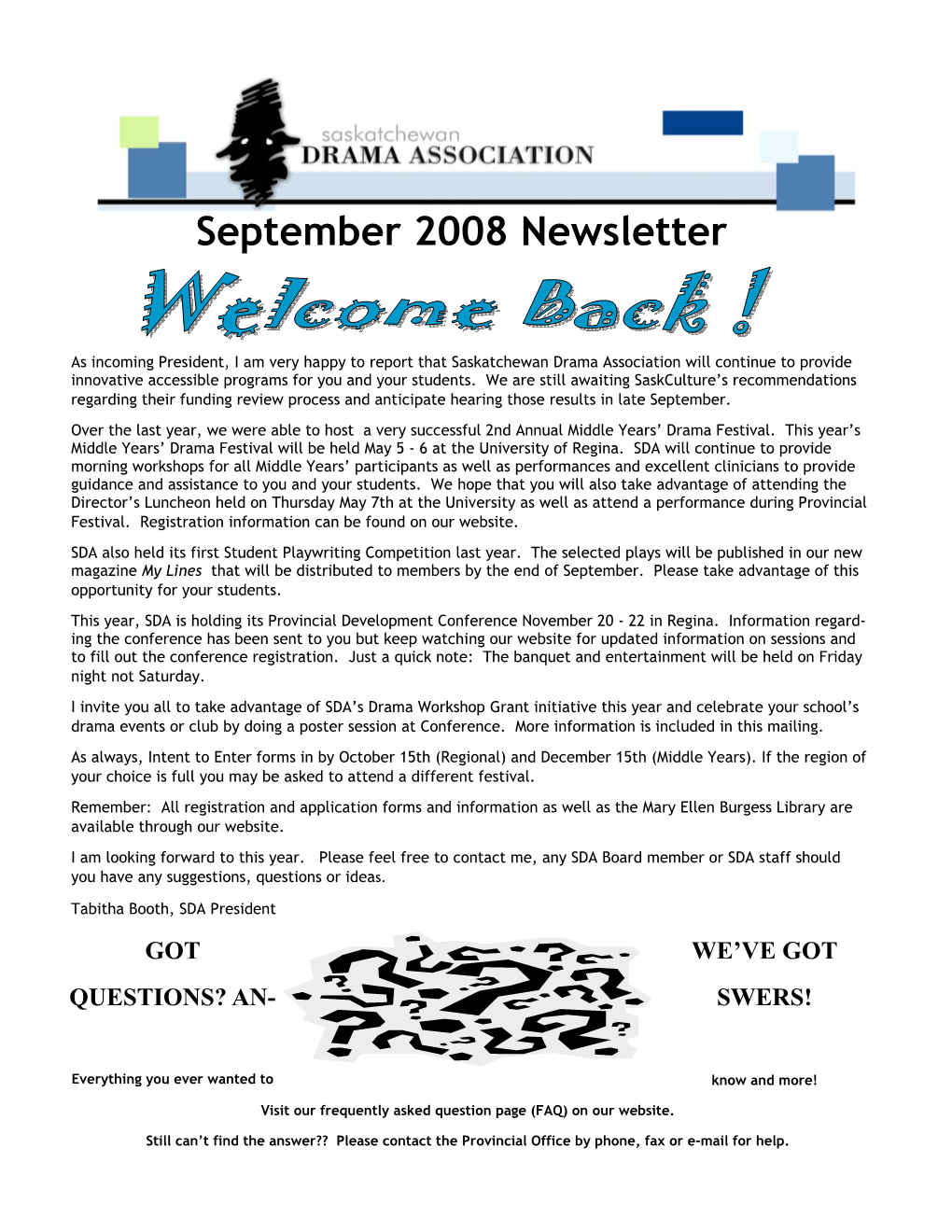 Newsletter 2008