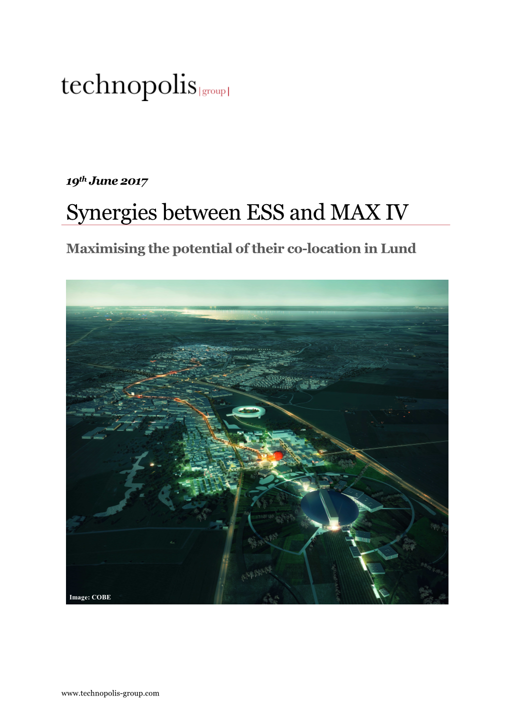 Synergies Between ESS and MAX IV