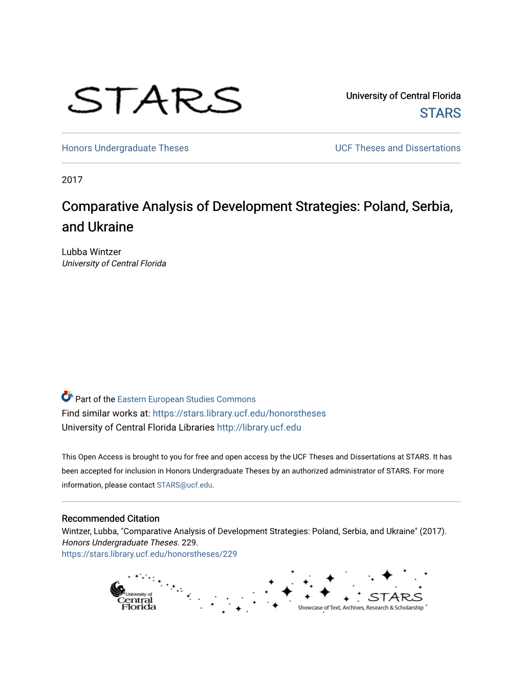 Comparative Analysis of Development Strategies: Poland, Serbia, and Ukraine