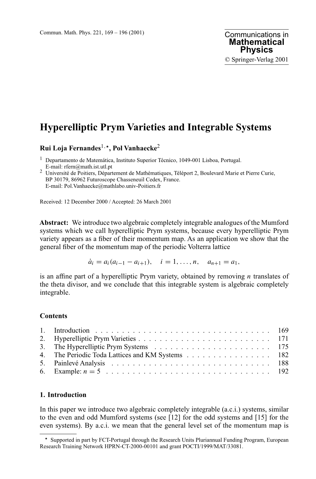 Hyperelliptic Prym Varieties and Integrable Systems