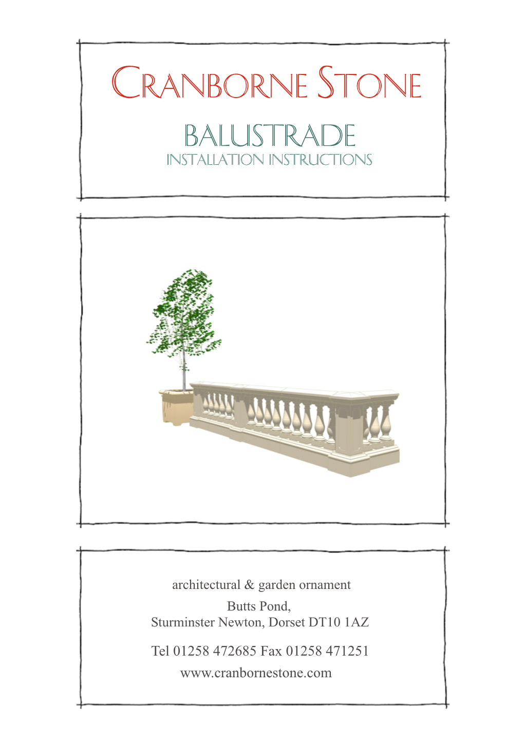 Balustrade Installation Pdf Layout