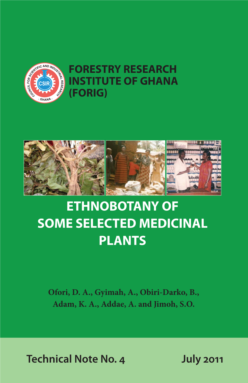 Ethnobotany of Some Selected Medicinal Plants