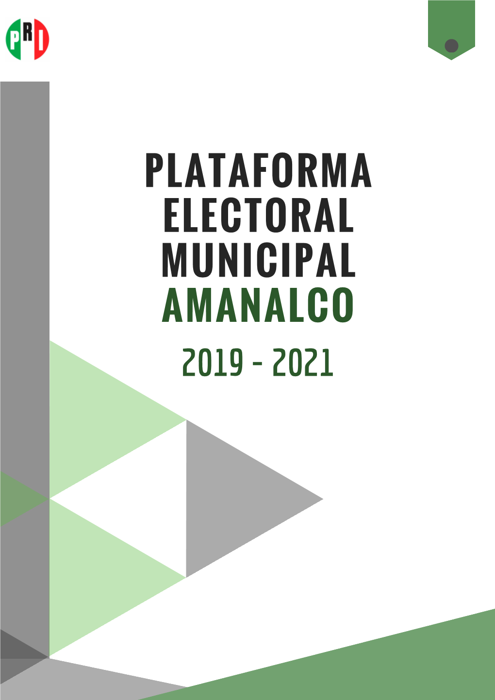 2021 Plataforma Electoral Municipal Amanalco