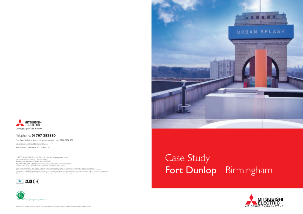 Case Study Fort Dunlop - Birmingham