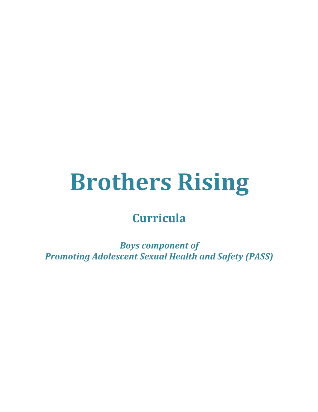 Brothers Rising