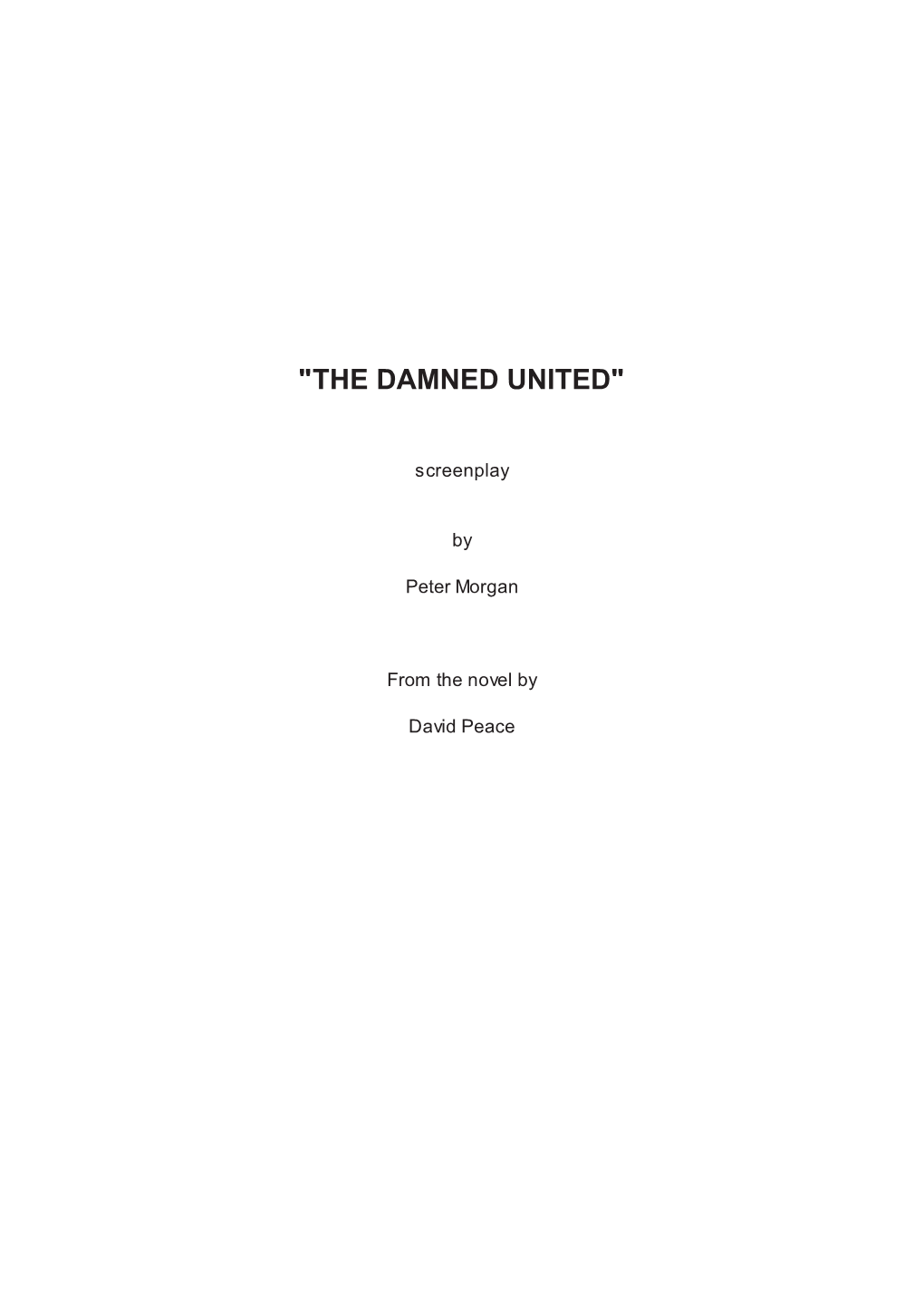 The Damned United