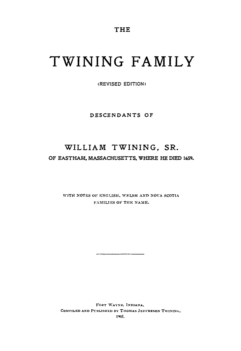 Twining Family