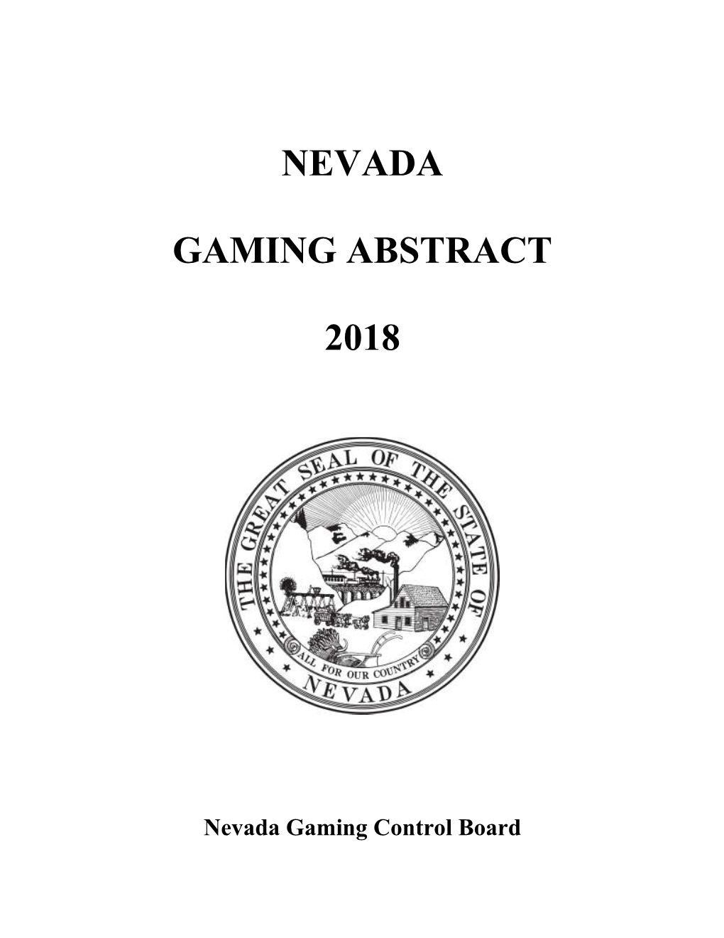 Nevada Gaming Abstract 2018