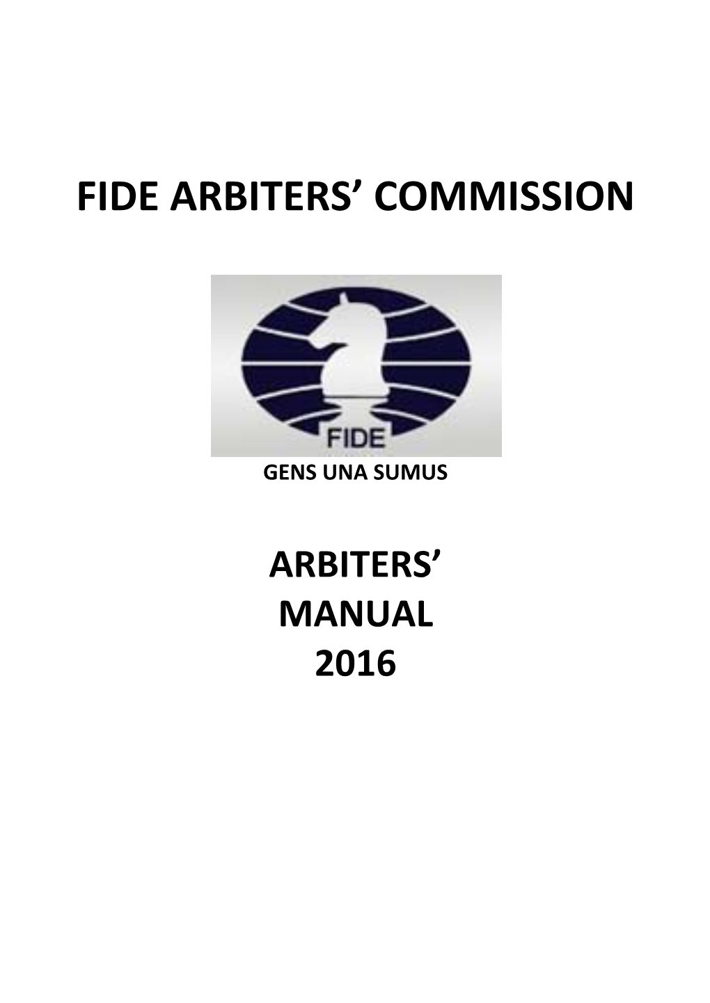 FIDE Arbiters' Commission