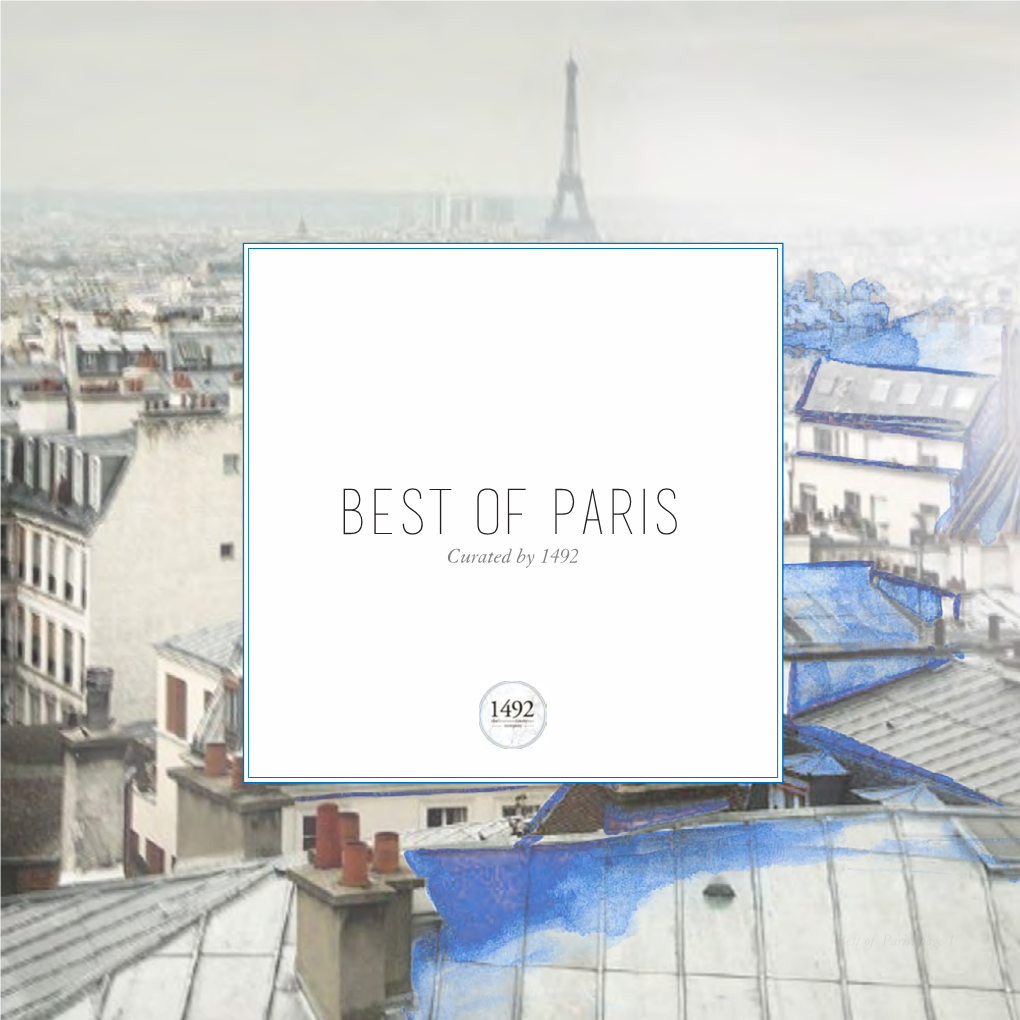 BEST of Paris Curated by 1492