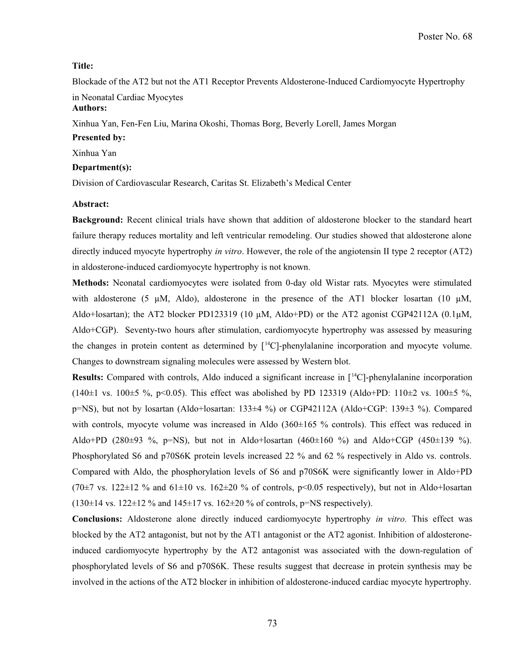 Research Abstract Form s4