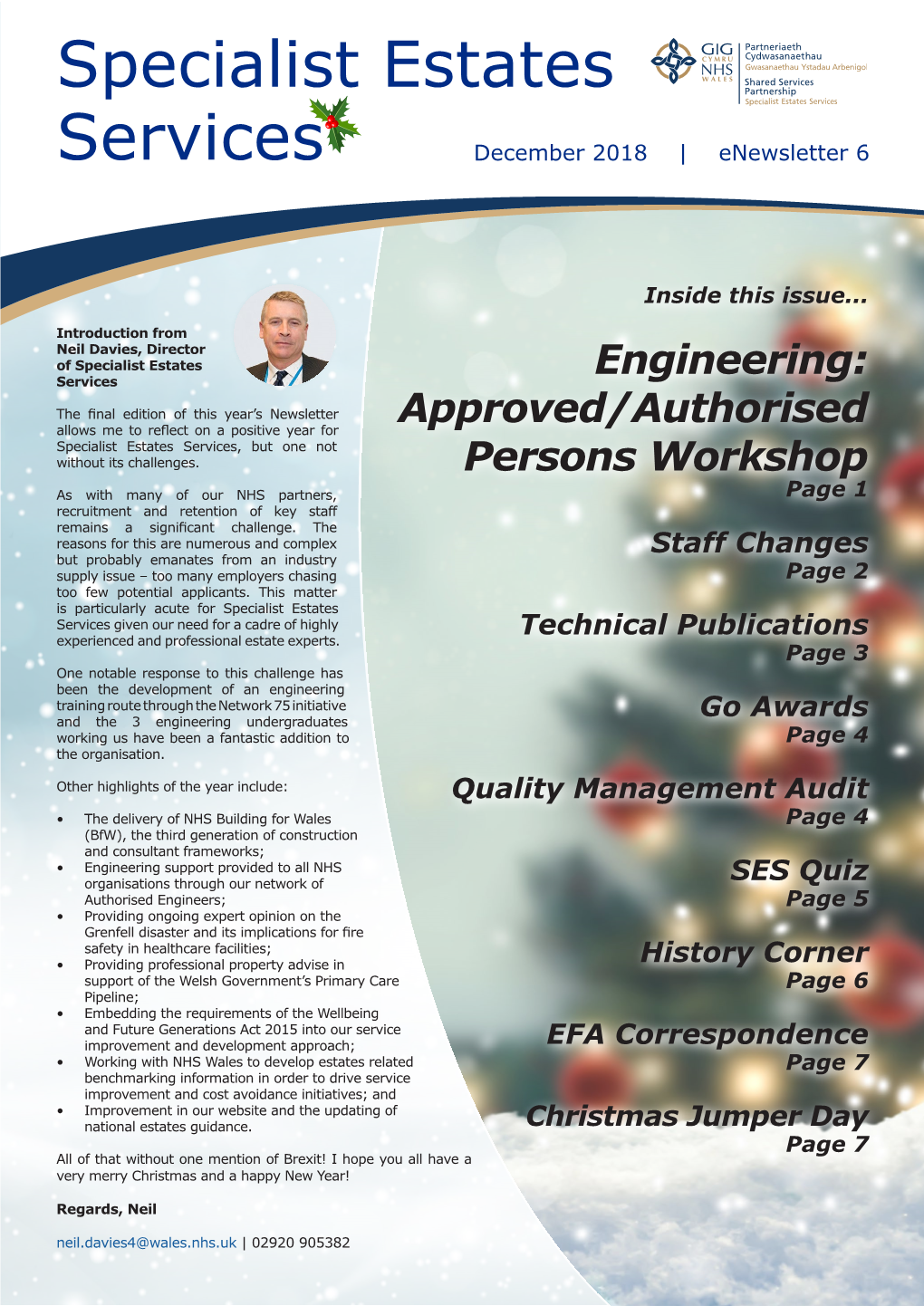 Specialist Estates Services Engineering