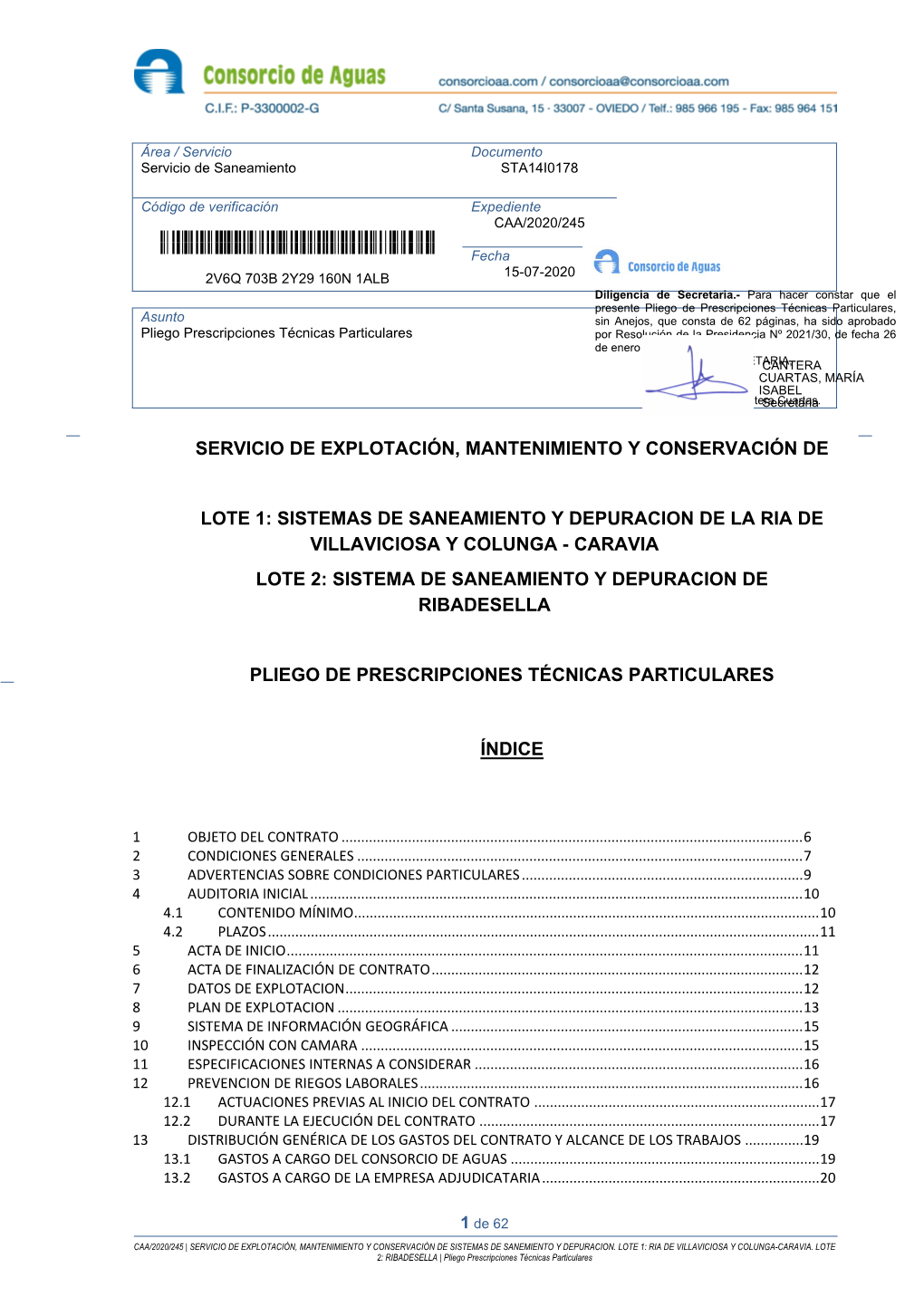 Sistemas De Saneamiento Y Depuracion De La Ria De Villaviciosa Y Colunga - Caravia Lote 2: Sistema De Saneamiento Y Depuracion De Ribadesella