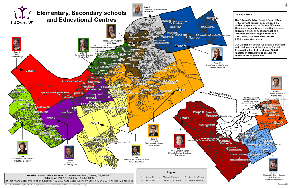 Elementary, Secondary Schools and Educational Centres