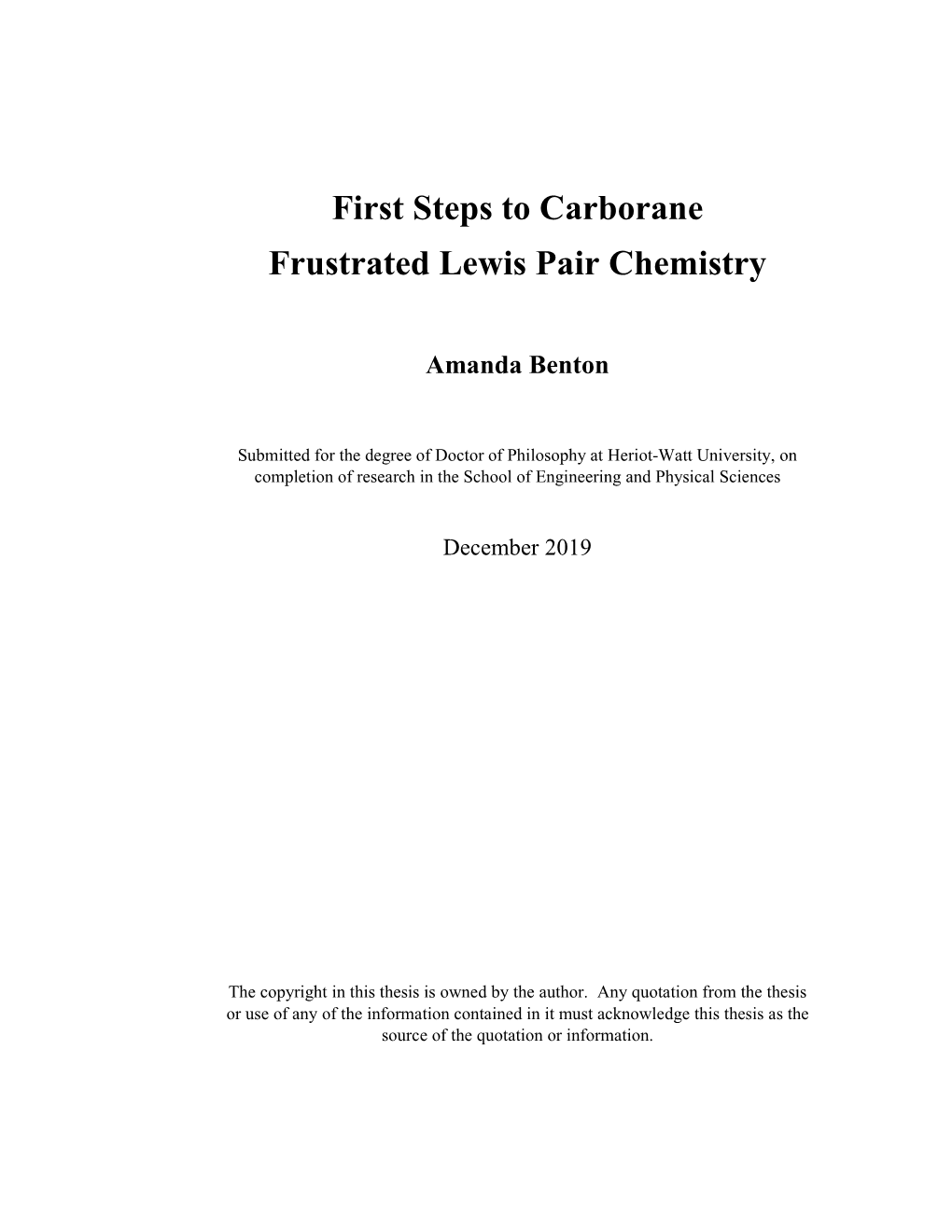 First Steps to Carborane Frustrated Lewis Pair Chemistry