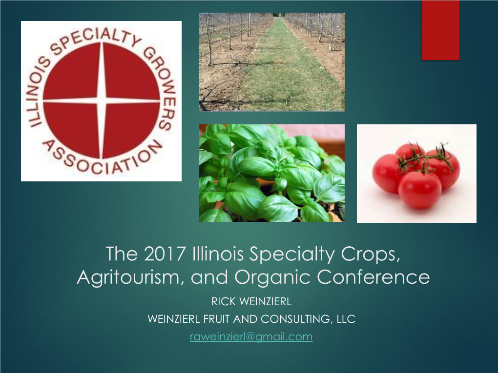 The Illinois Specialty Crops Industry and Its Partners on the Road to 2020