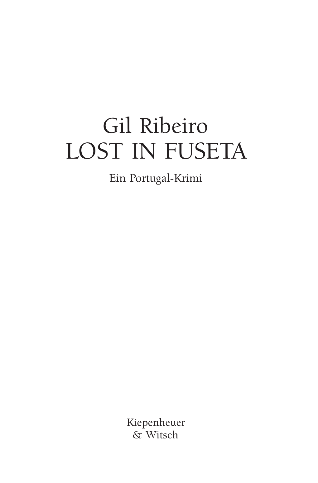 Lost in Fuseta Ein Portugal-Krimi
