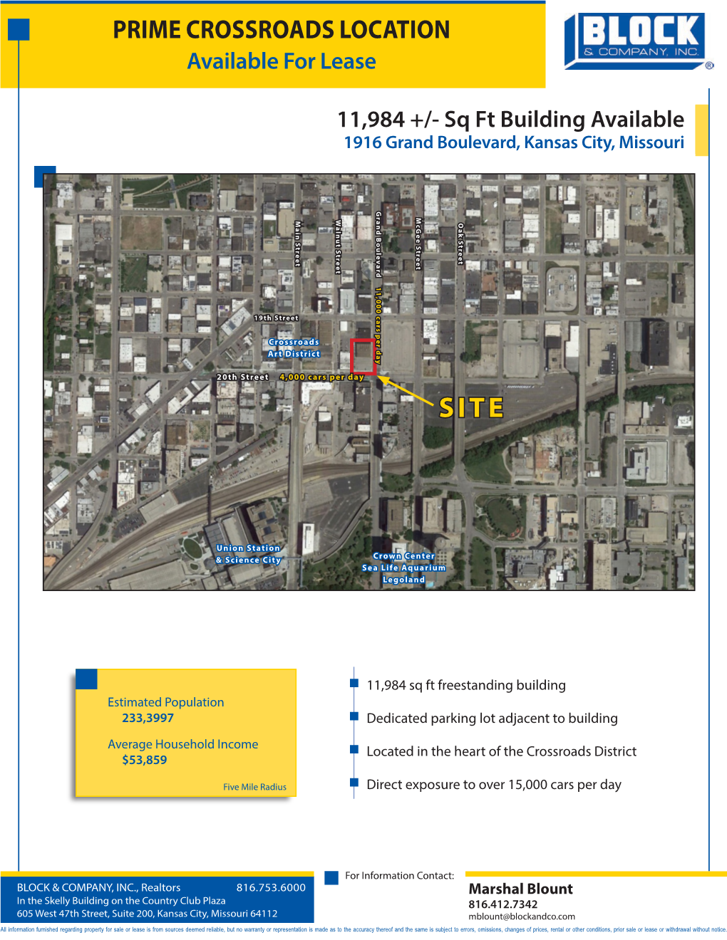 PRIME CROSSROADS LOCATION Available for Lease