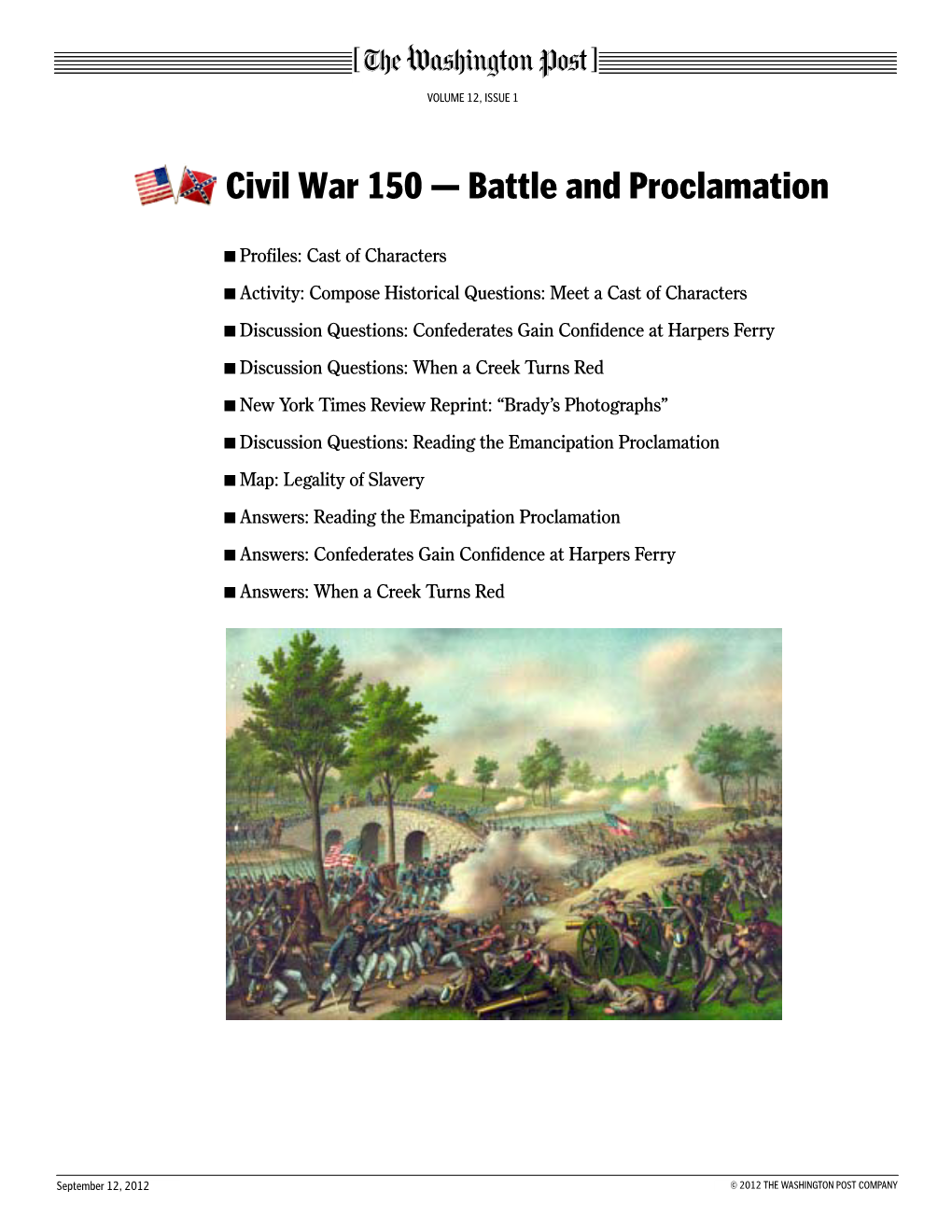 Civil War 150 — Battle and Proclamation