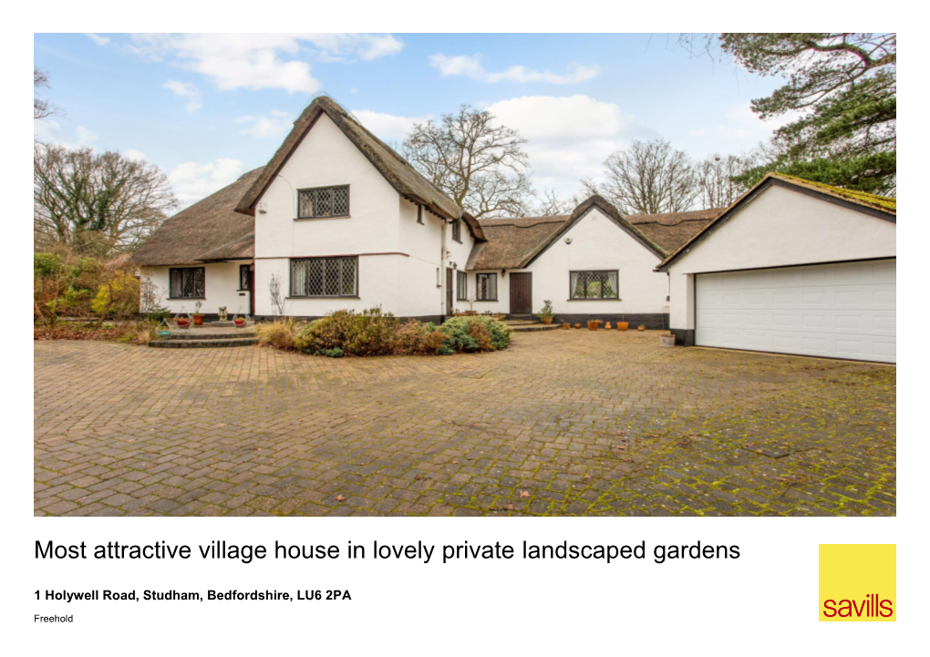 Most Attractive Village House in Lovely Private Landscaped Gardens