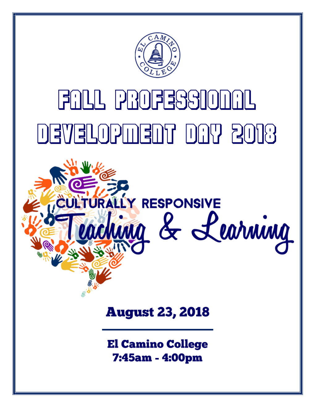 Fall Professional Development Day 2018
