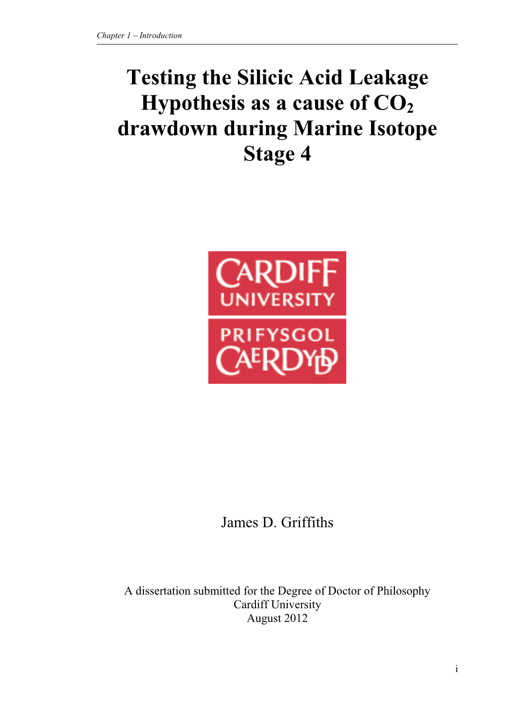 Testing the Silicic Acid Leakage Hypothesis As a Cause of CO2 Drawdown During Marine Isotope Stage 4