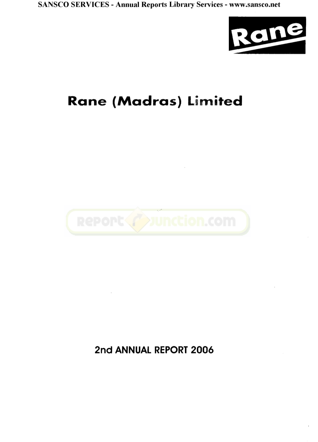 Rane (Madras) Limited