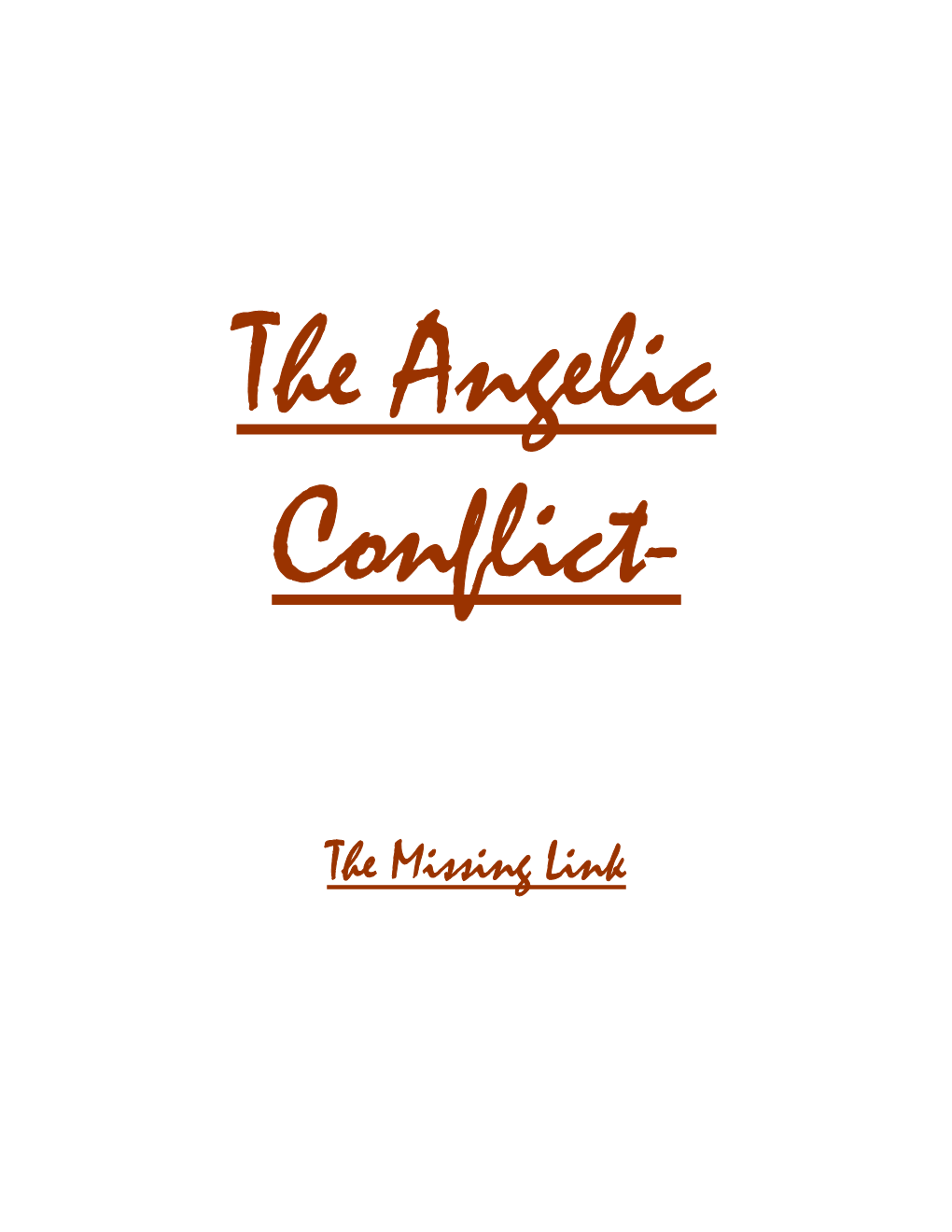 Angelic Conflict