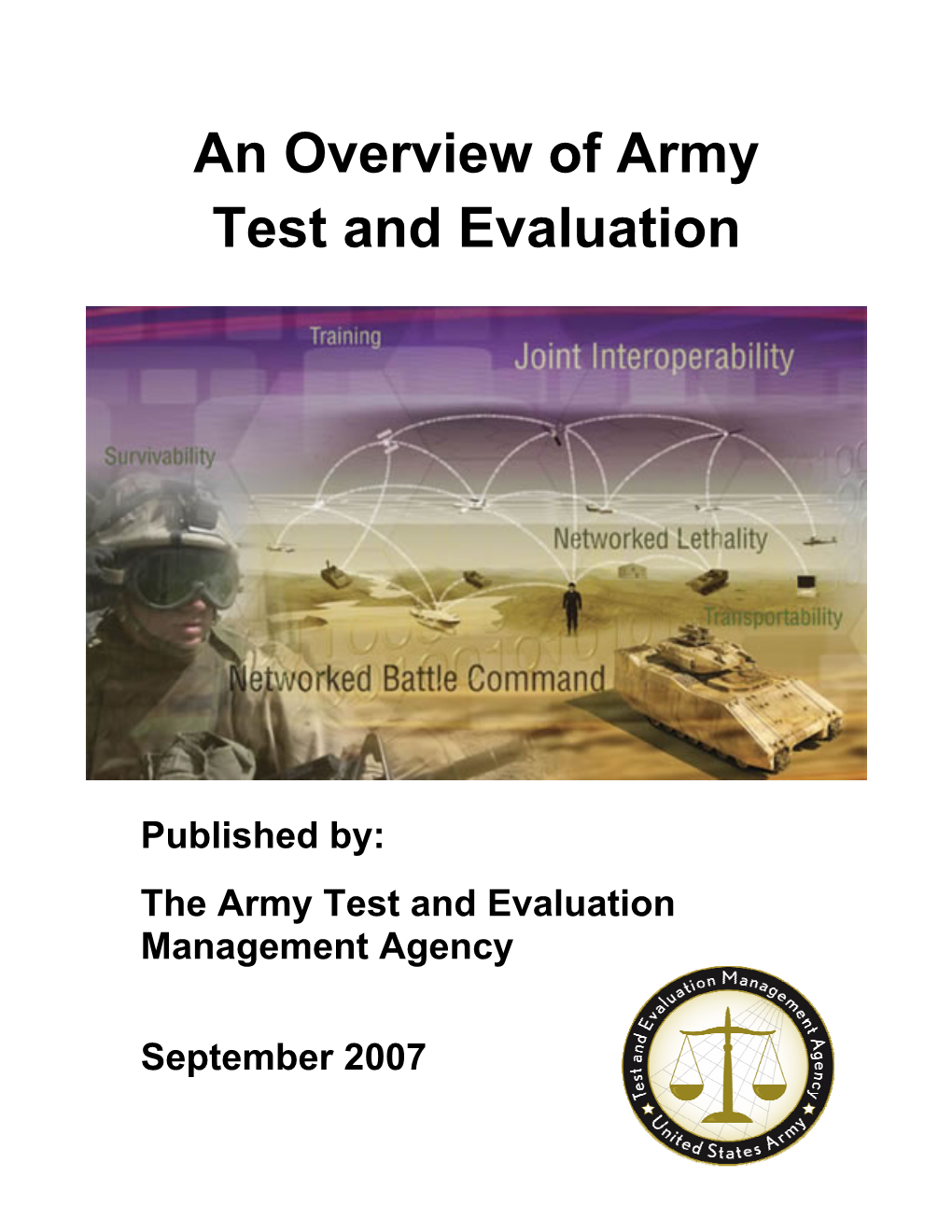 An Overview of Army Test and Evaluation