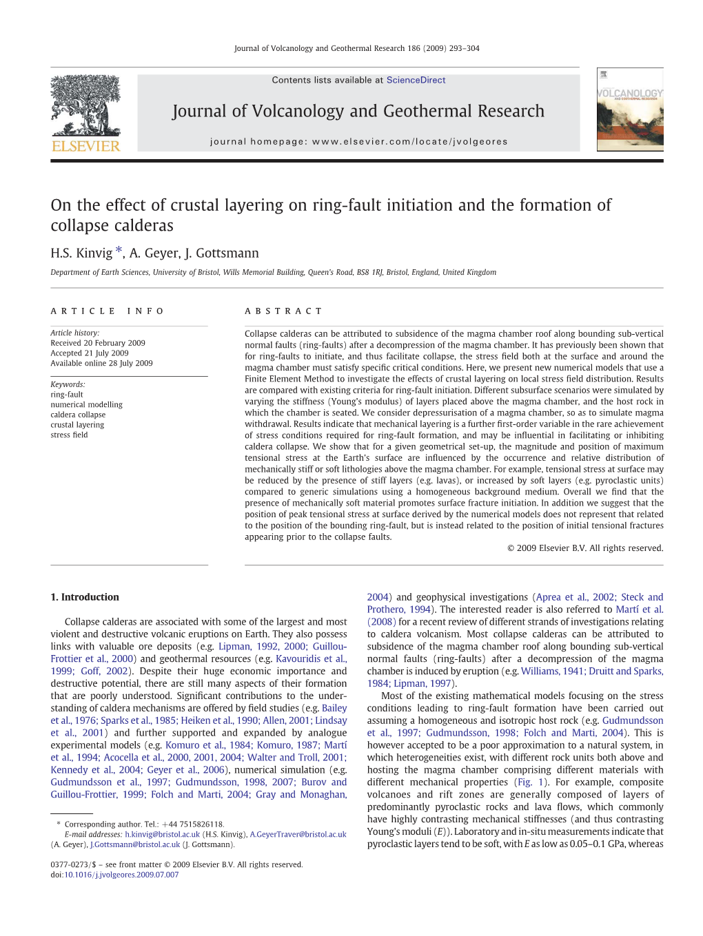 On the Effect of Crustal Layering on Ring-Fault Initiation and the Formation of Collapse Calderas