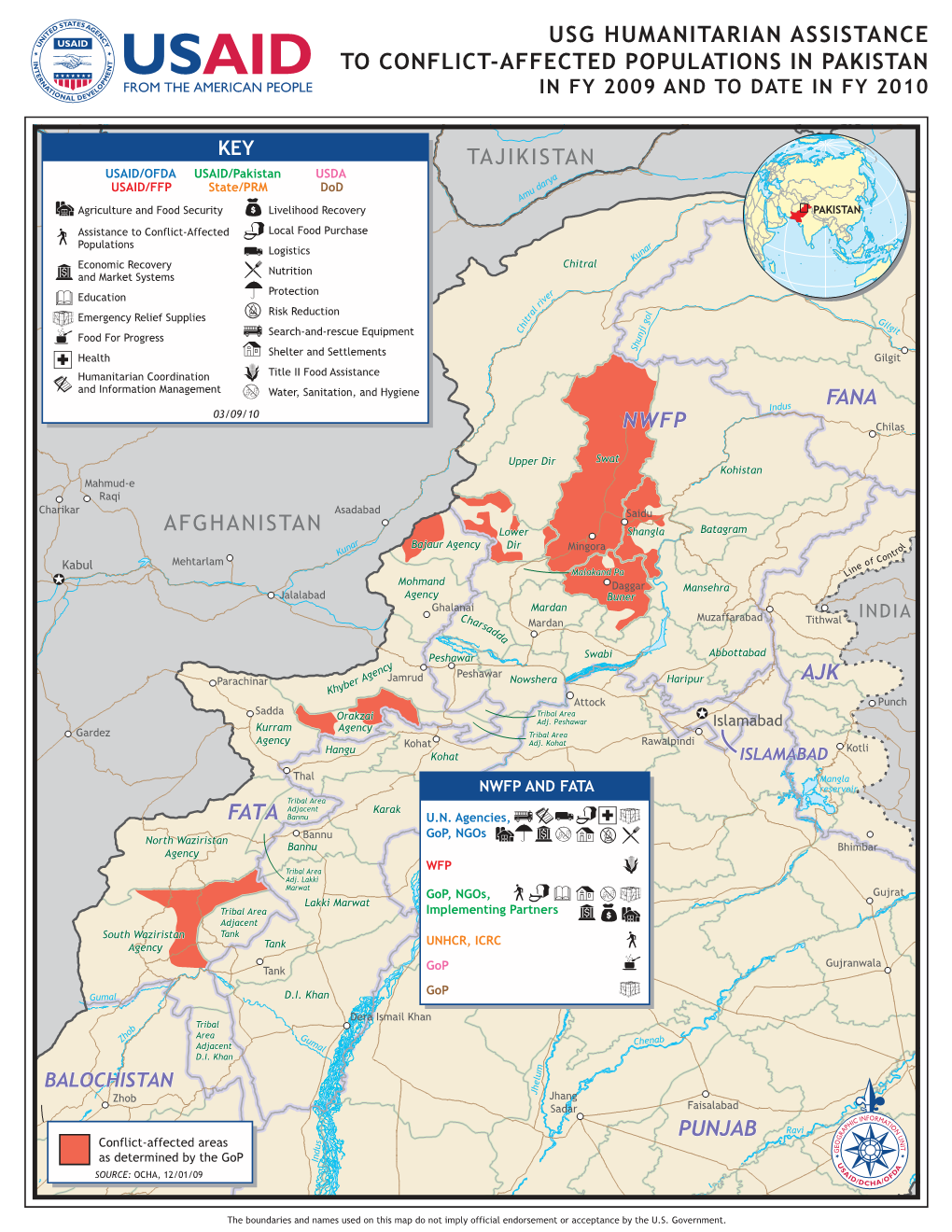 Usg Humanitarian Assistance in Pakistan