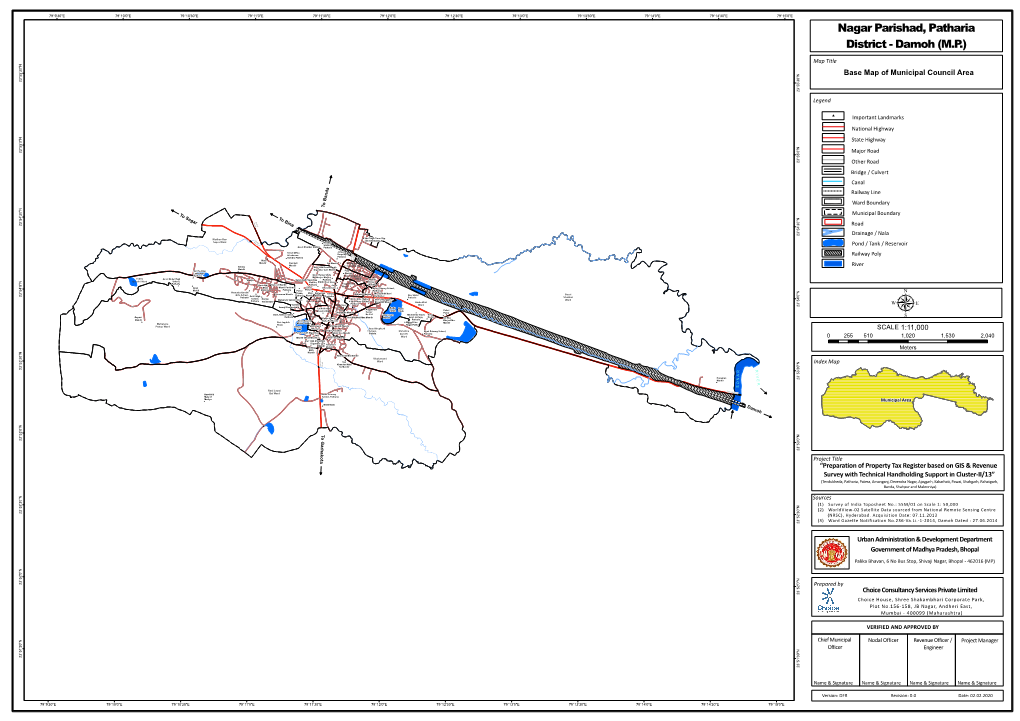 Nagar Parishad, Patharia District - Damoh (M.P.)