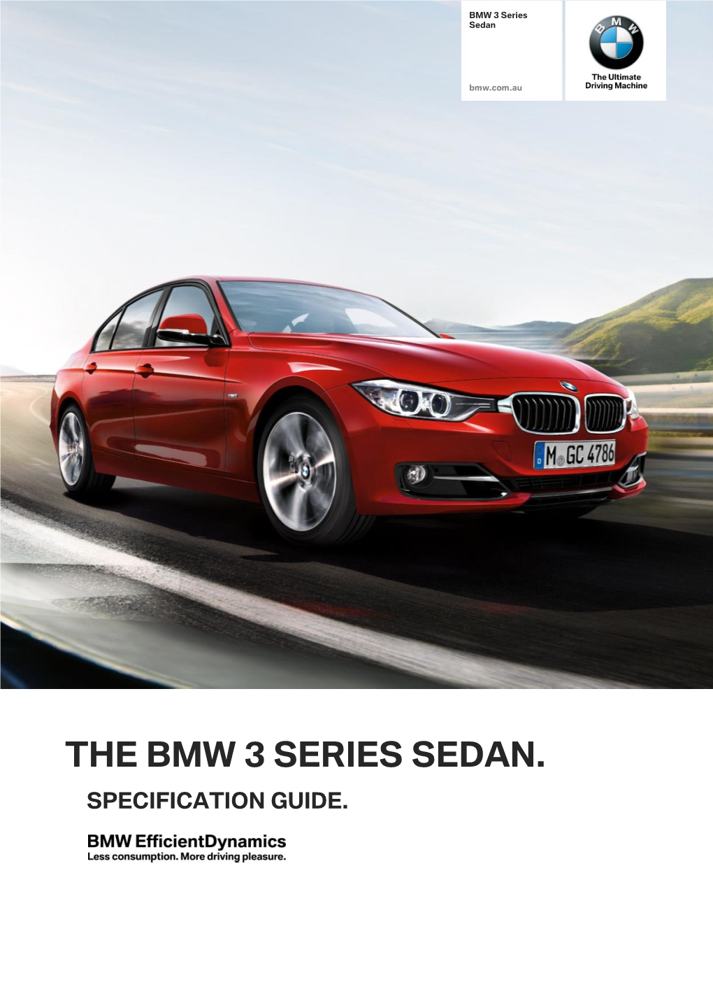BMW F30.I 3-Series Sedan Specifications