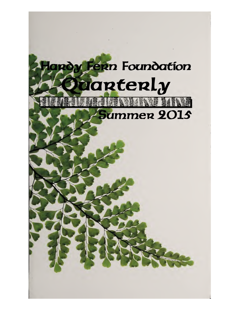 Ferny Mmen 2,01$ the HARDY FERN FOUNDATION