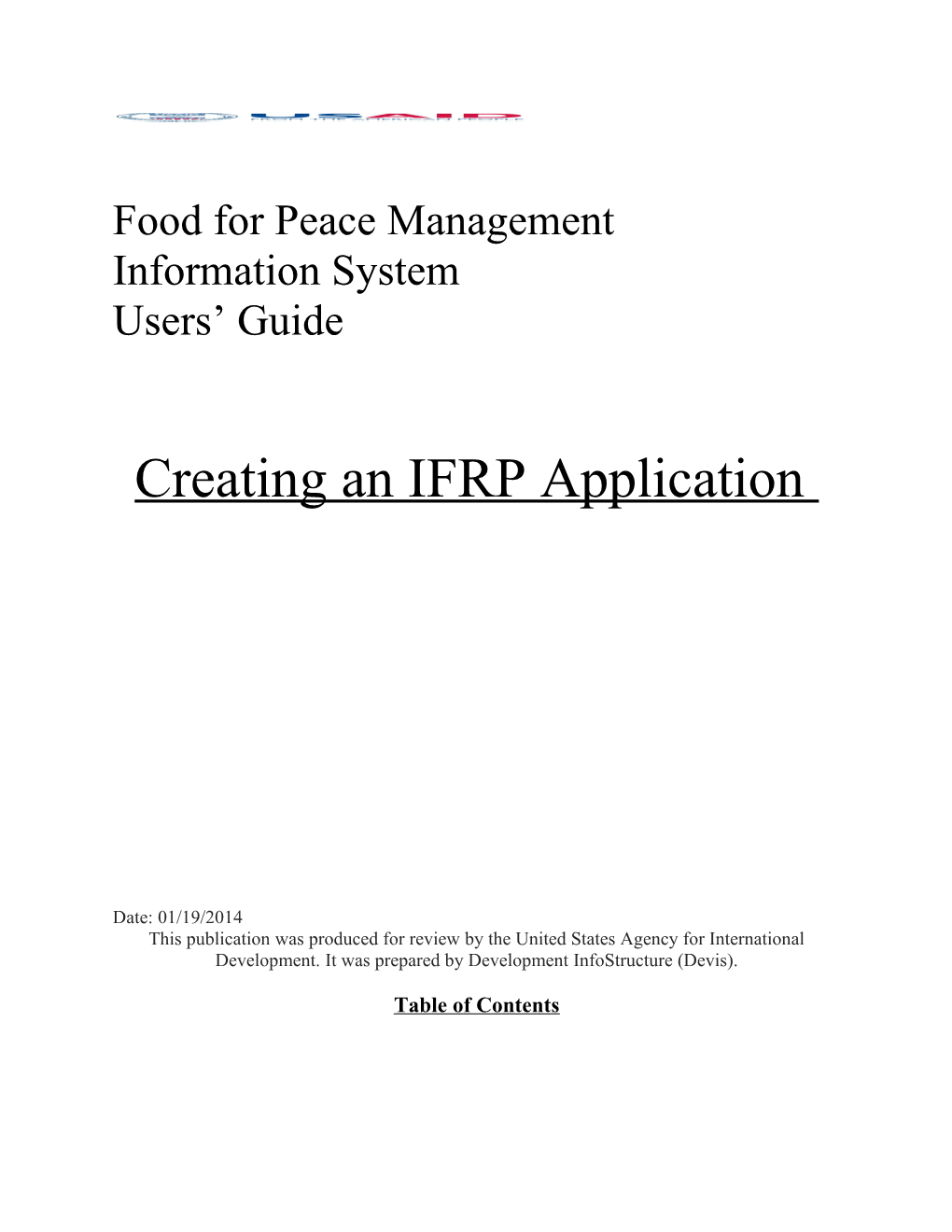 Food for Peace Management