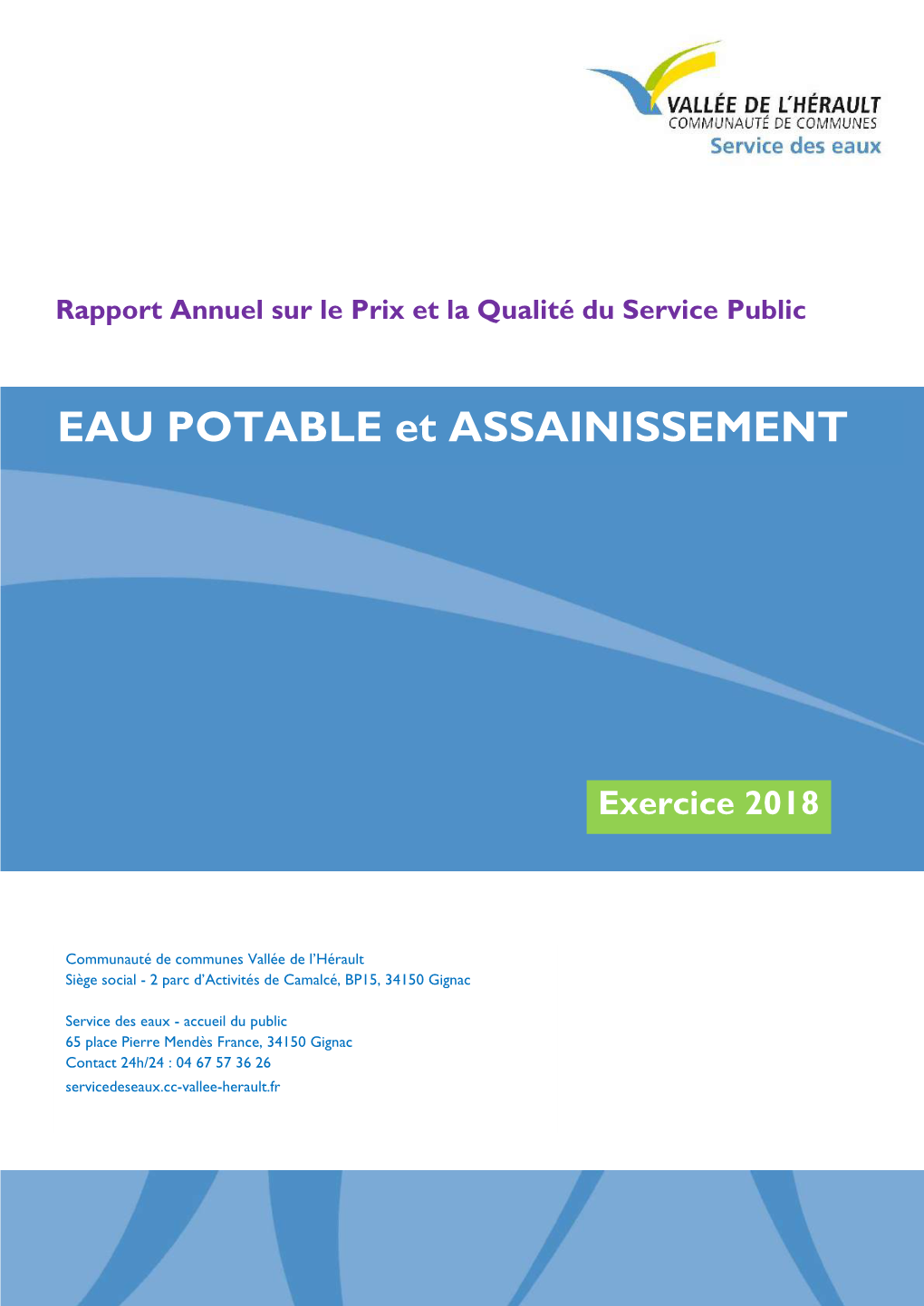 EAU POTABLE Et ASSAINISSEMENT