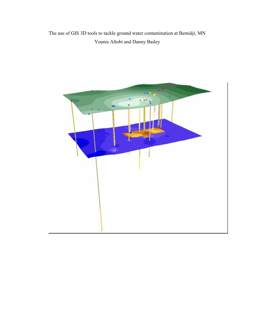 Ground Water Contamination at Bemidji, MN