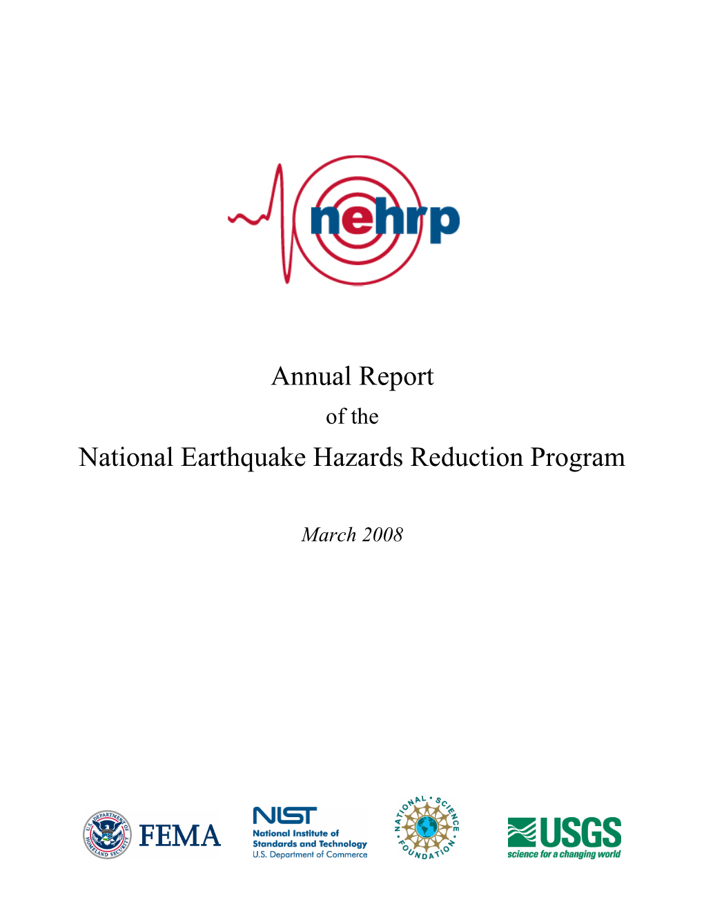 Annual Report of the National Earthquake Hazards Reduction Program