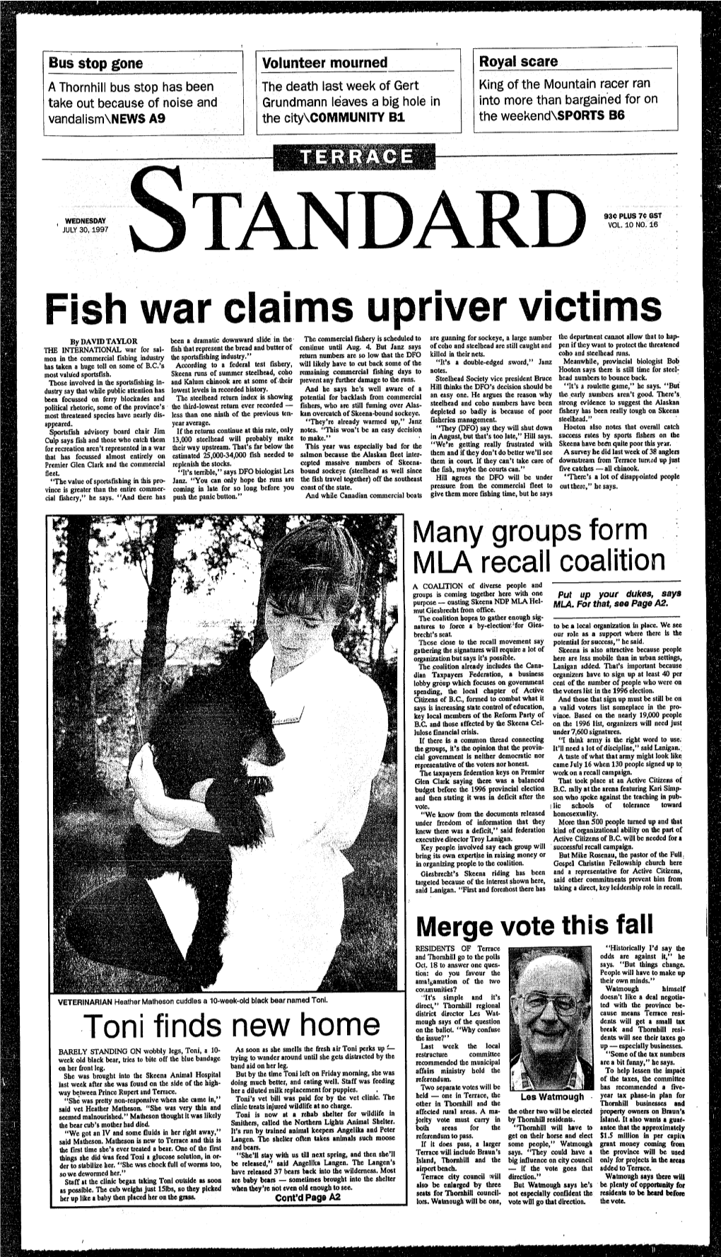 Fish War Claims Upriver Victims